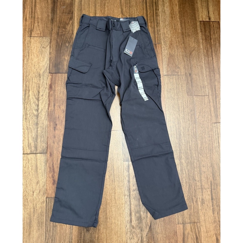 5.11 Tactical Stryke Pants Mens 30x32 Flex-Tac Charcoal Gray Cargo Ripstop NWT